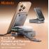 Mcdodo CH-5190 Qi2 Foldable Charging Station 15W+5W+2.5W Magnetic Wireless Charger Dock for Earbud Watch Phone with USB-C Cable